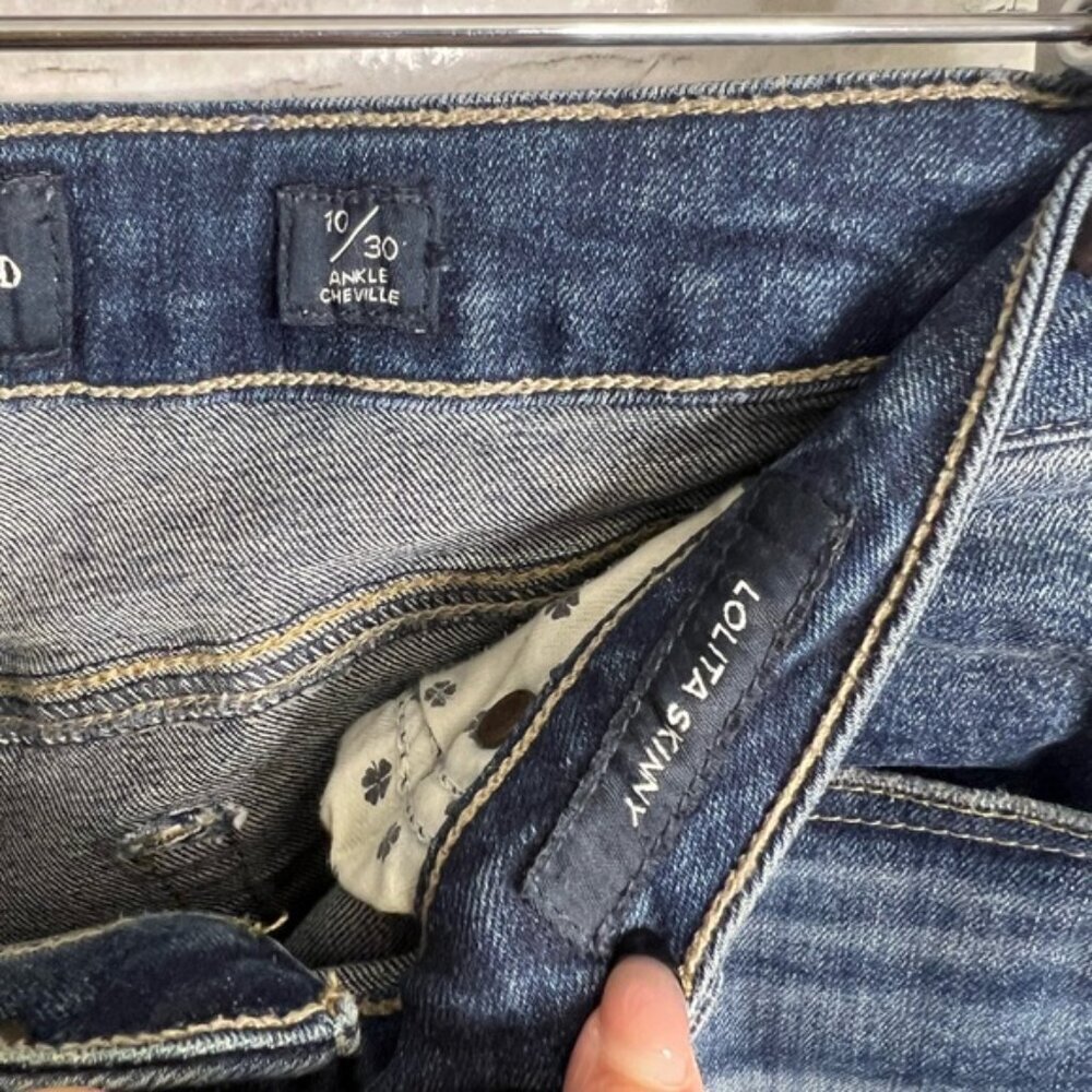 Lucky Brand Lolita Skinny Ankle Twilight Blue Denim Jeans Size 10/30 - Picture 5 of 8